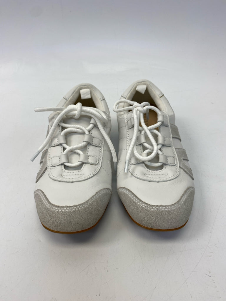 Silent D White Gray Lace-up Sneakers