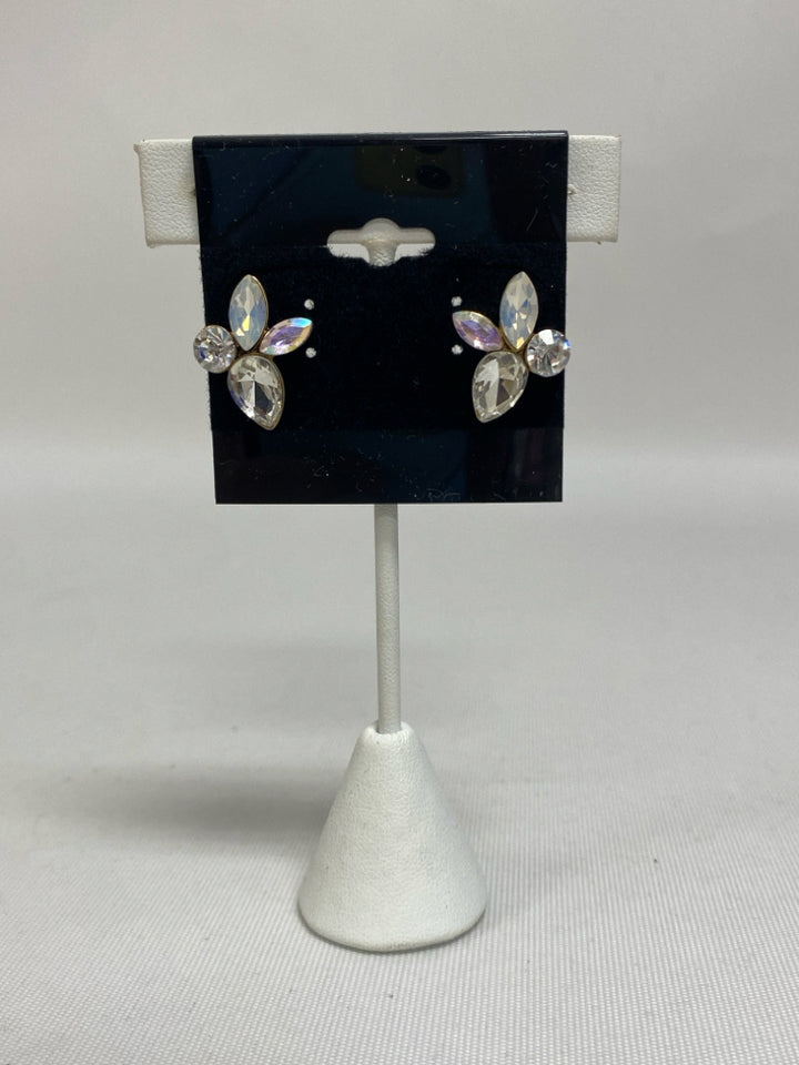 J Crew Clear Pink Shapes Earrings