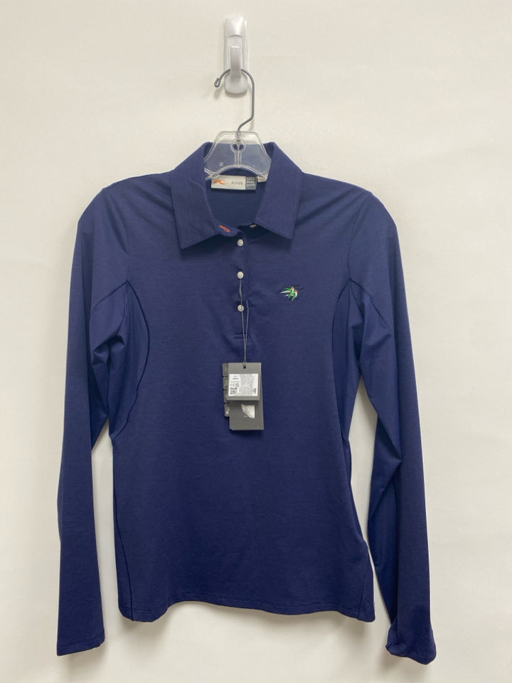 NWT KJUS Size XS Navy Long Sleeve Athletic Top