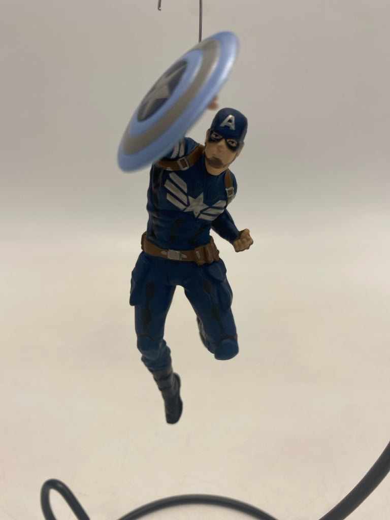 Hallmark Blue Marvel Ornaments