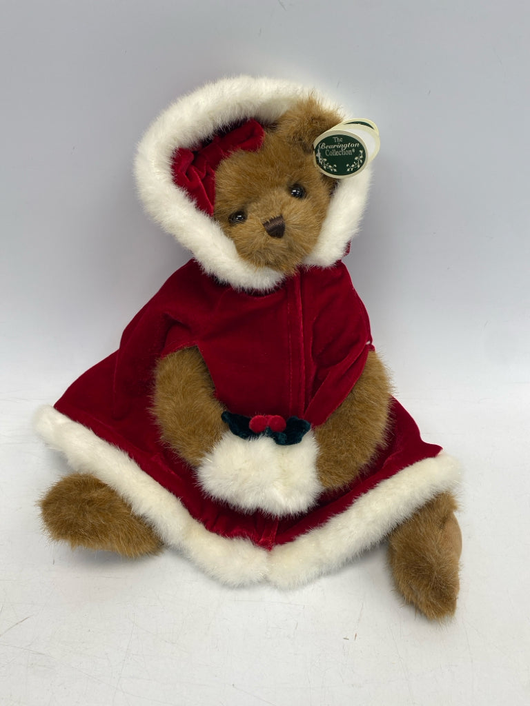 NWT Brown Red Bears Stuffed Animal