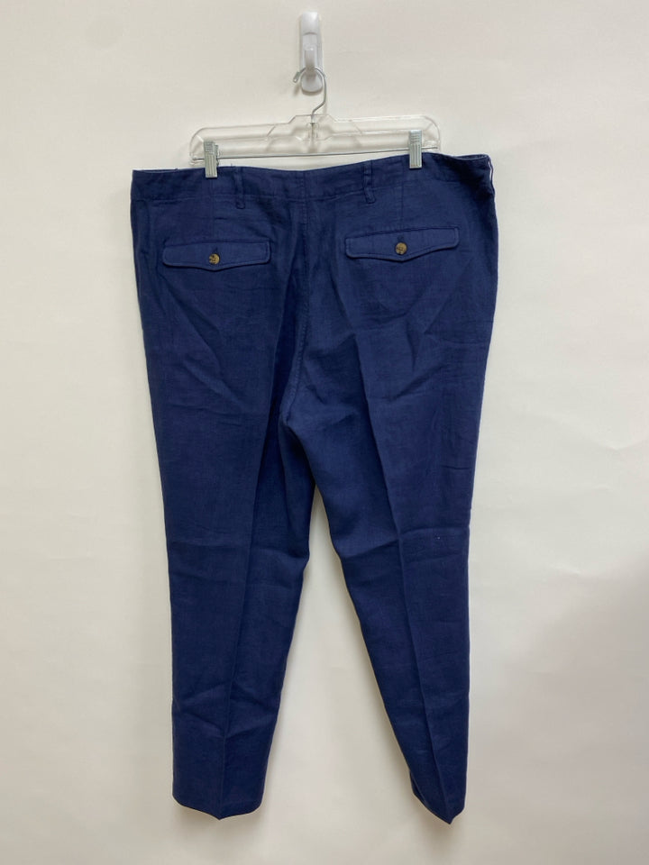 Size 40 Navy Linen Men&