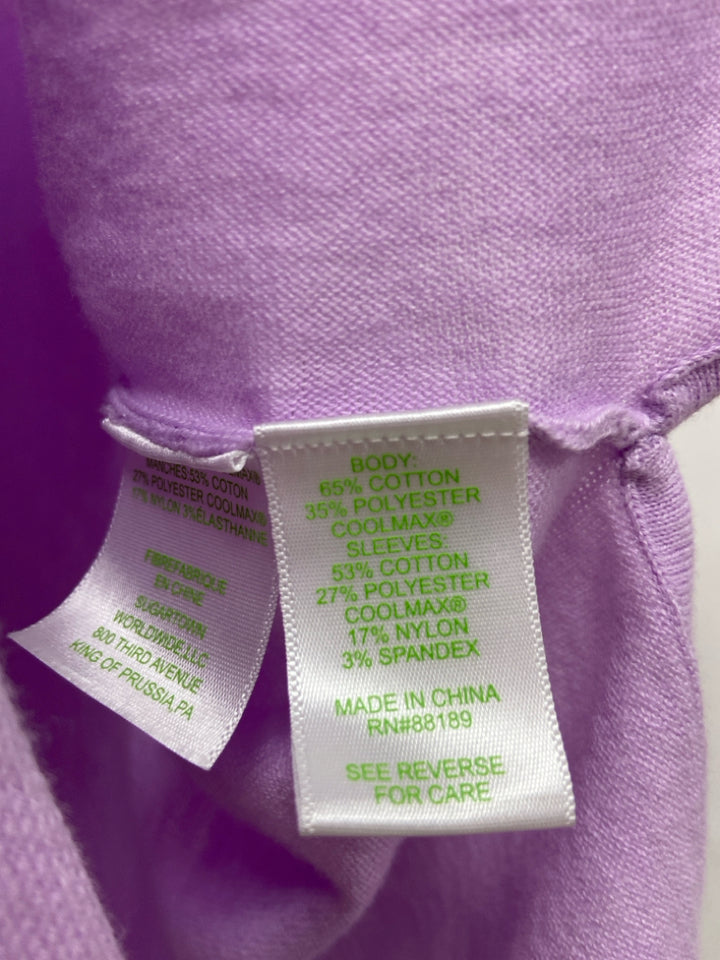 LILLY PULITZER Size S Lavender Pocket(s) 3/4 Sleeve Ladies Sweater