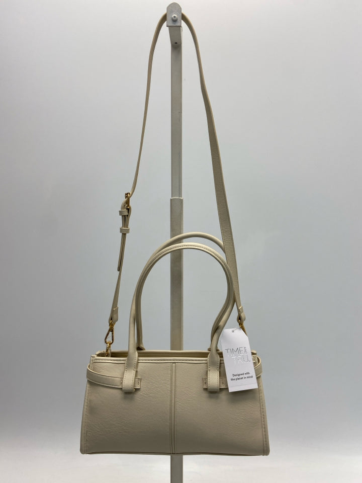 NWT Time and Tru Cream Handbag