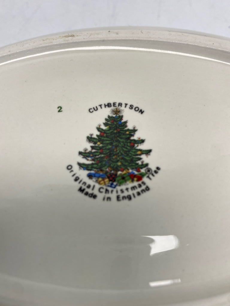 White Green Trees Christmas
