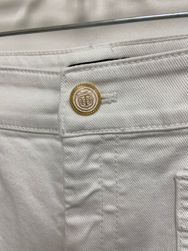Talbots Size 12P White Wide Leg Petite Jeans