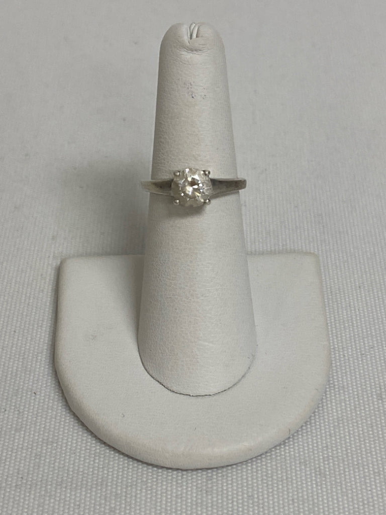 Silver Blue Stones Ring