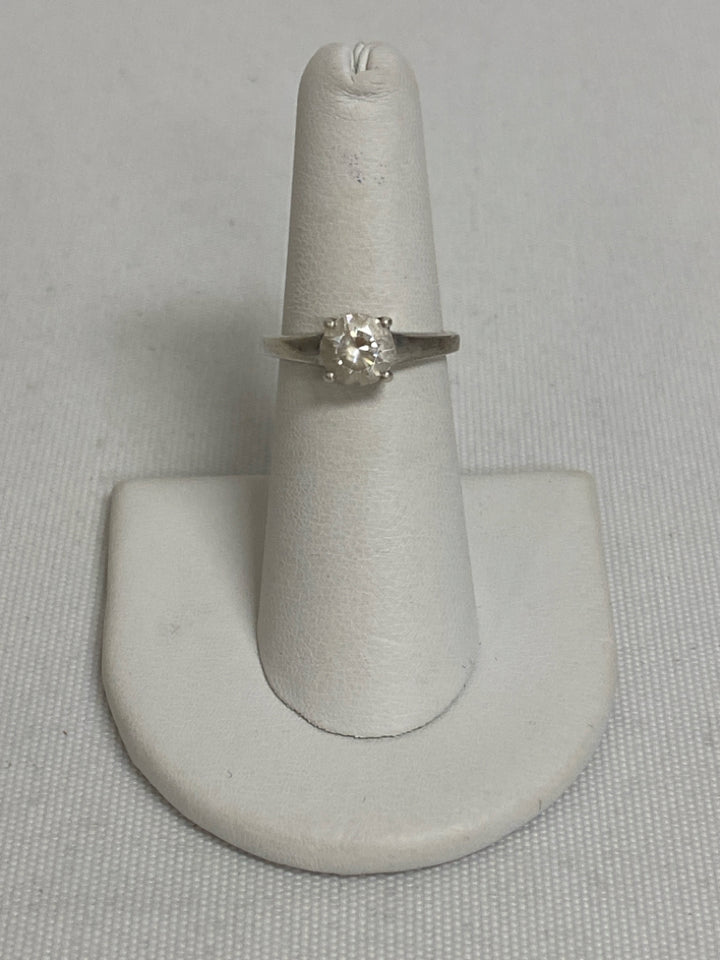 Silver Blue Stones Ring