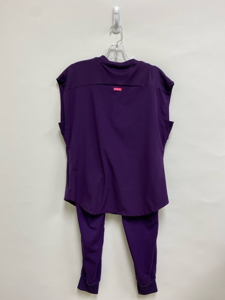 MED COUTURE Size S Purple Uniform 2pc