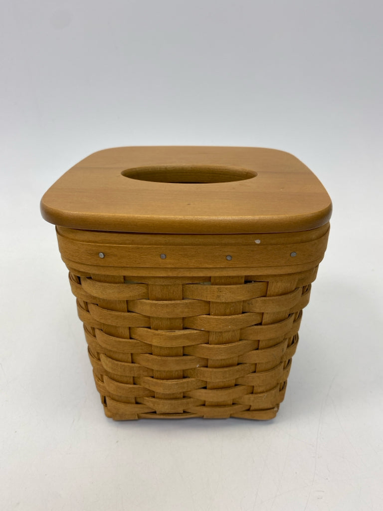 Longaberger 2002 Tissue Box w/Lid