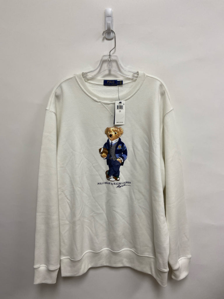 NWT Polo Size L White Men&
