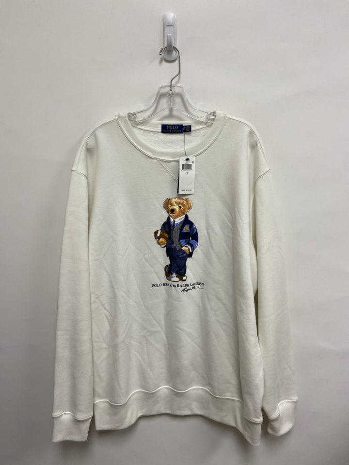 NWT Polo Size L White Men&