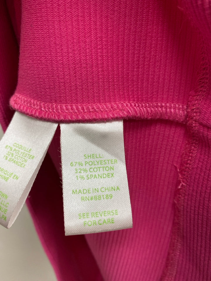 LILLY PULITZER Size XL Fuschia Ribbed Ladies Dress