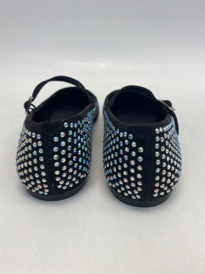 NWT US Shoe Size 9 Black Rhinestone(s) Flats