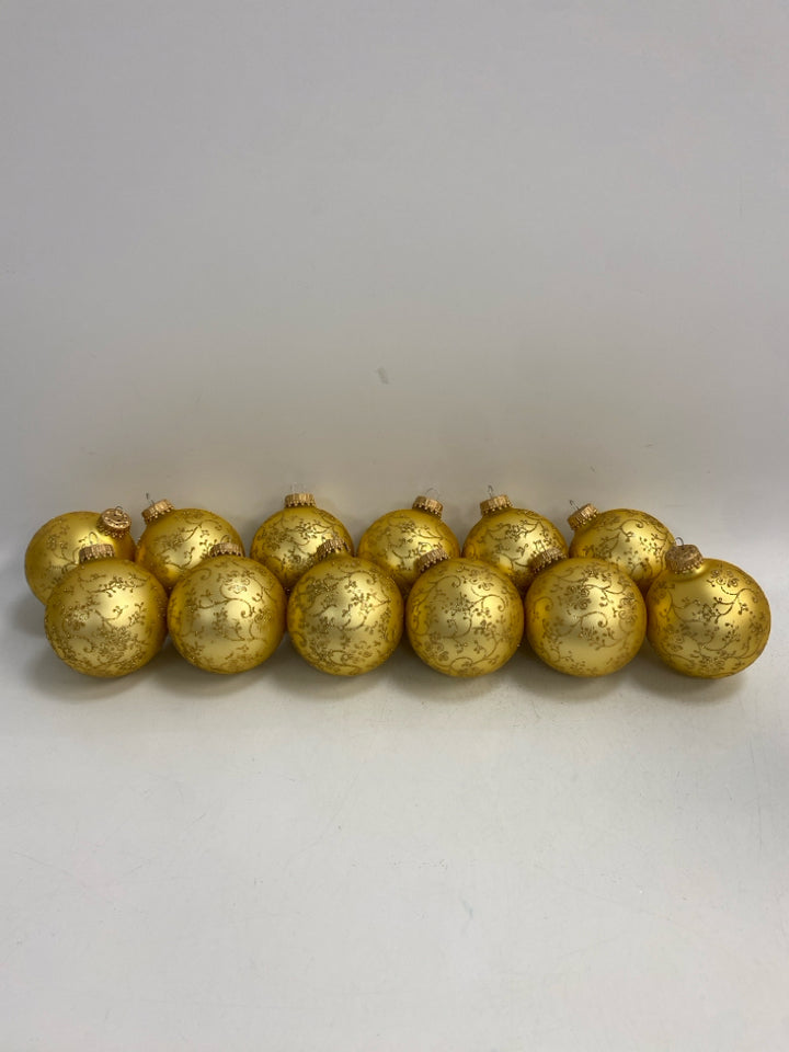 Yellow Gold Ornaments