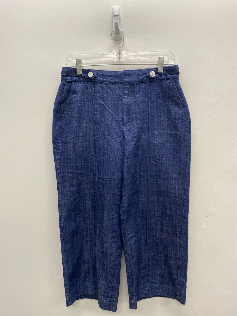 LOFT Size 4P Dark Blue Cropped Petite Jeans