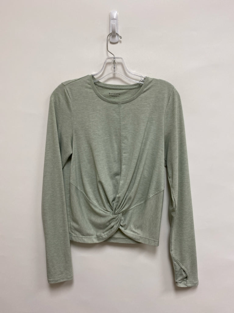 Athleta Size S Sage Twisted Athletic Top