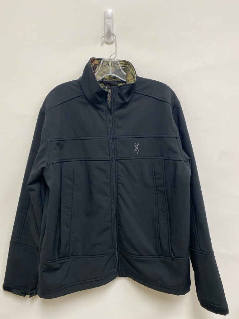 Browning Size M Black Zip Down Men&