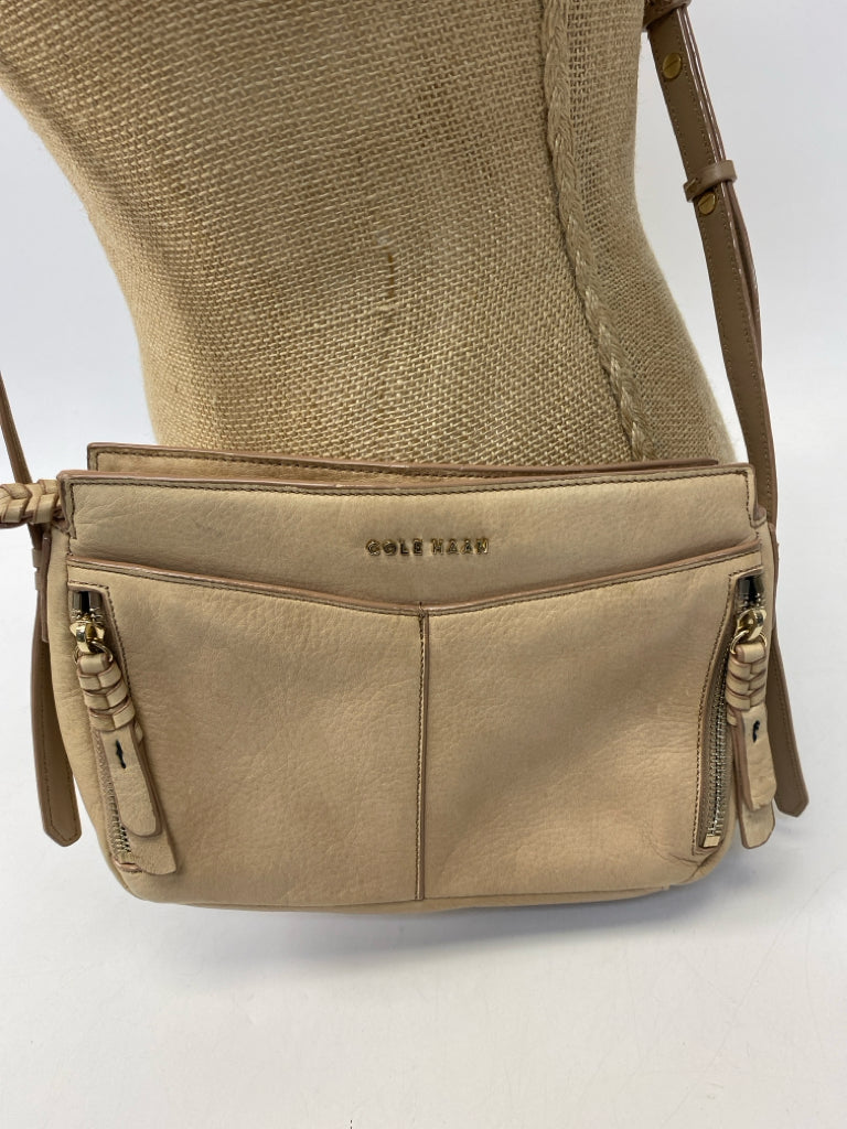 Cole Haan Beige Leather Crossbody