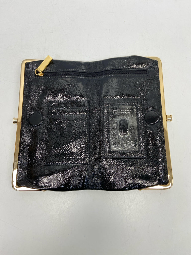 Hobo Black Patent Wallet