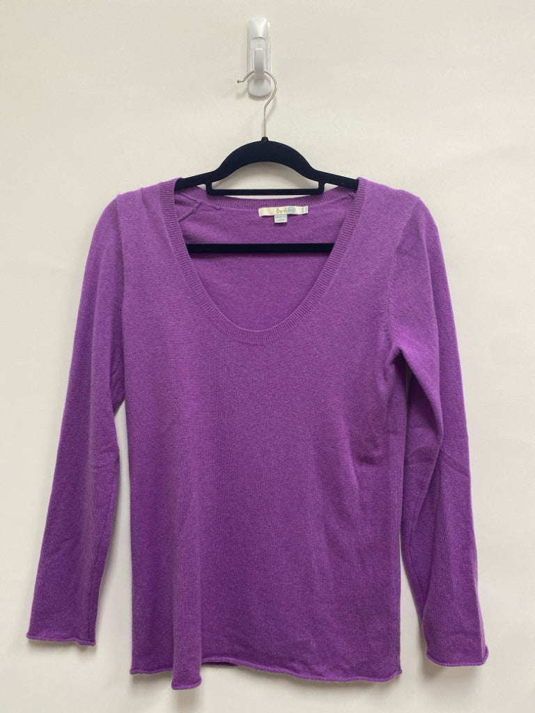 Boden Size 6 Purple Cashmere Ladies Sweater