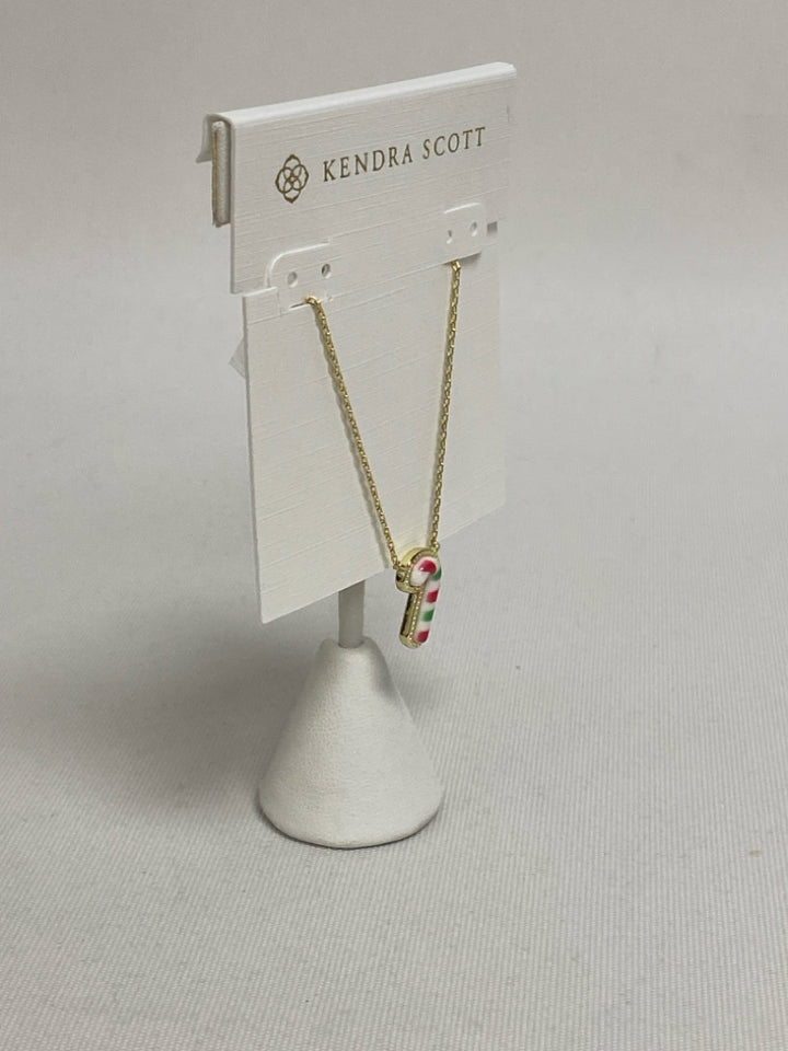NWT Kendra Scott Gold Color Red/Green Candy Necklace