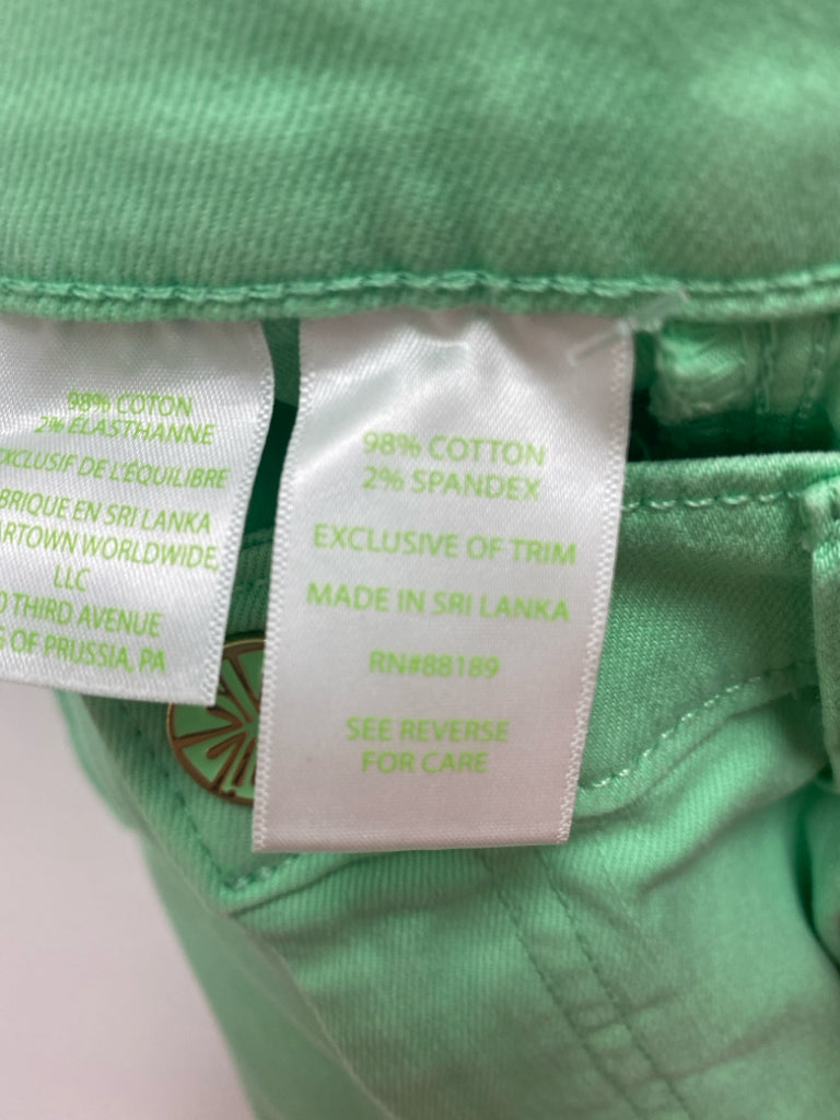 LILLY PULITZER Size 12 Pale Green Ladies Pants