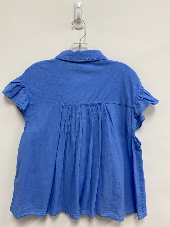 Pilcro Size S Blue Ladies Top