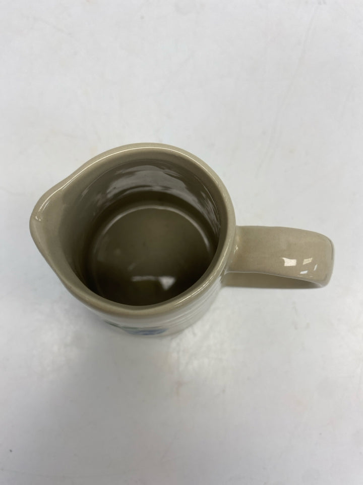 Cream Blue Sugar/Creamer