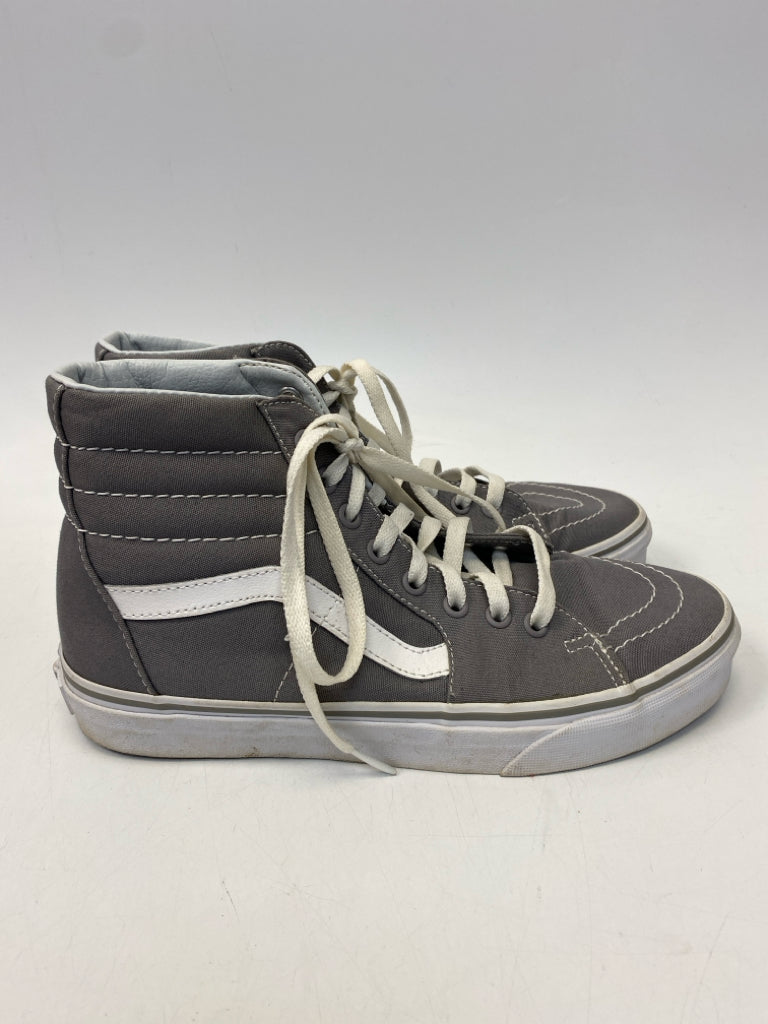 Vans  Size 9 Gray White Lace-up Sneakers