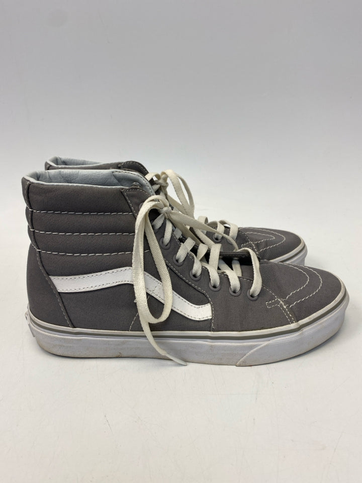 Vans  Size 9 Gray White Lace-up Sneakers