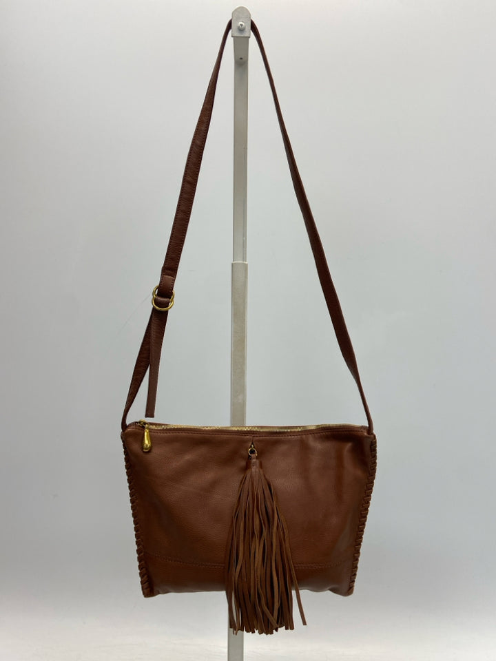 Hobo Dark Brown Tassel(es) Handbag