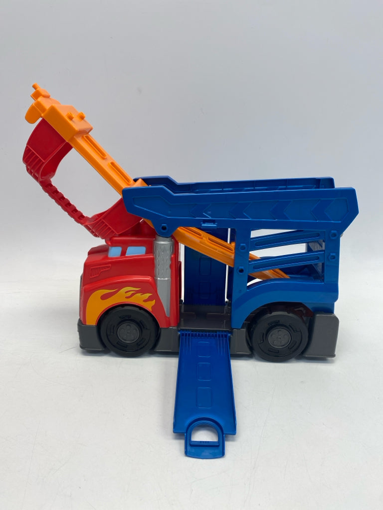 Mega Bloks Blue Red Truck