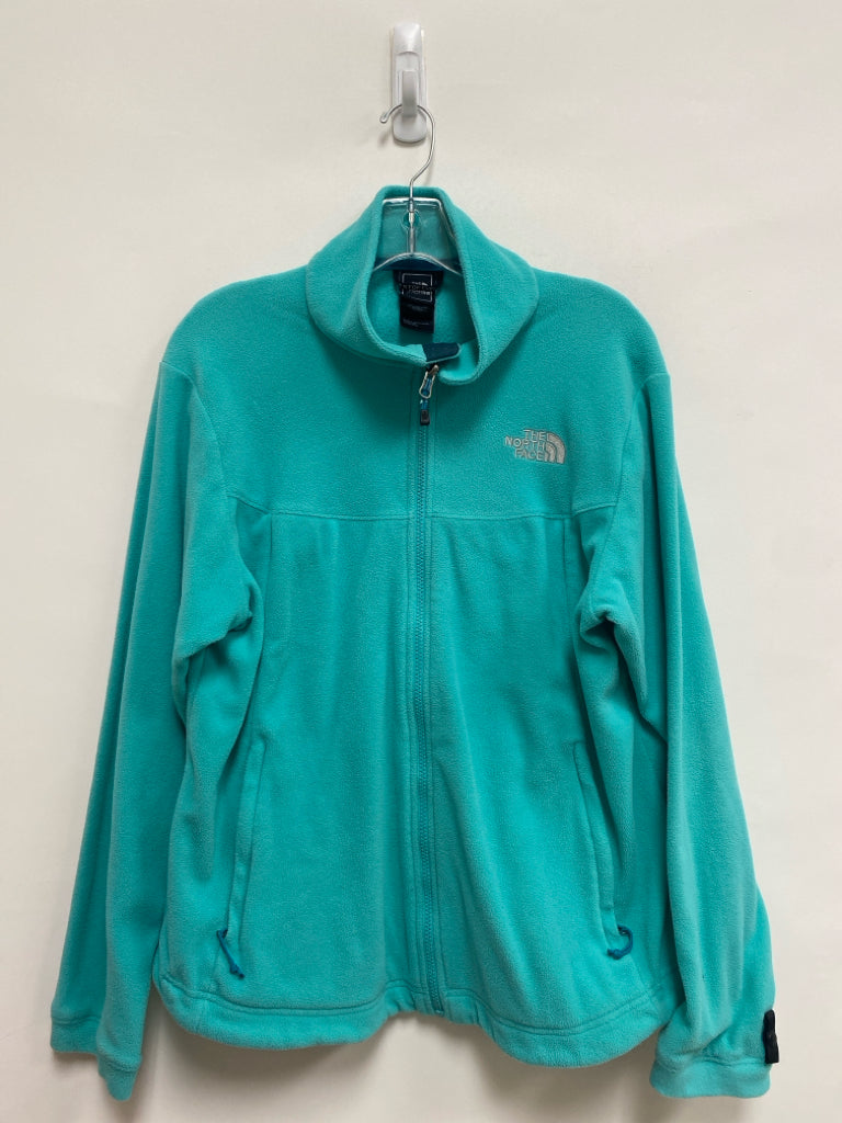 North Face Size XL Turquoise Fleece Ladies Jacket