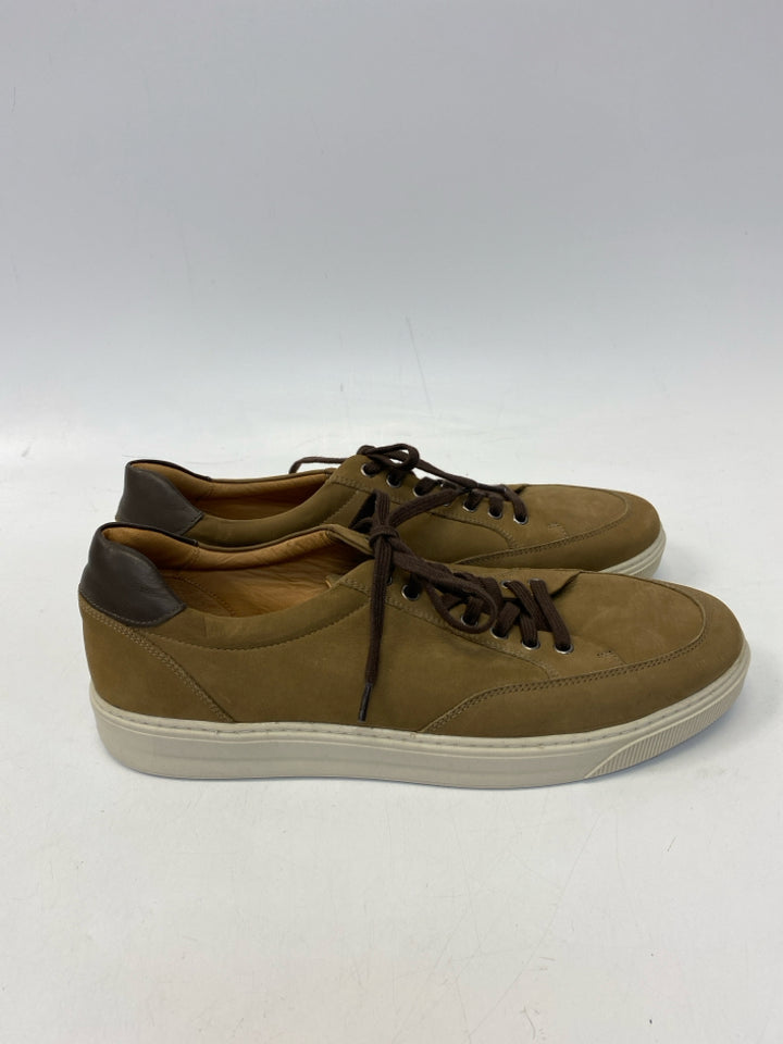Size 13 Brown Lace-Up Leather Men&