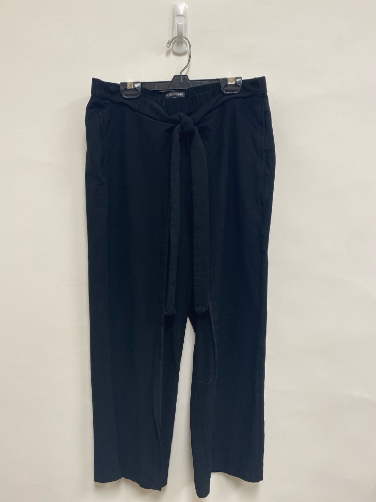 Eileen Fisher Size S Black Wrap Ladies Pants