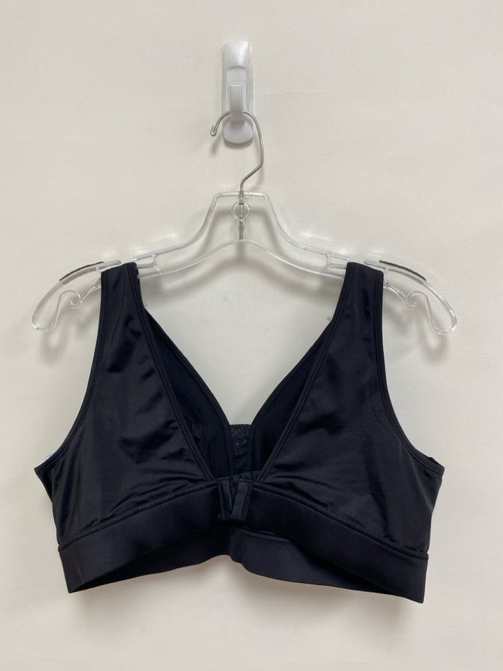 NWT Jockey  SIZE  3X Black V Neck Plus Size Bra