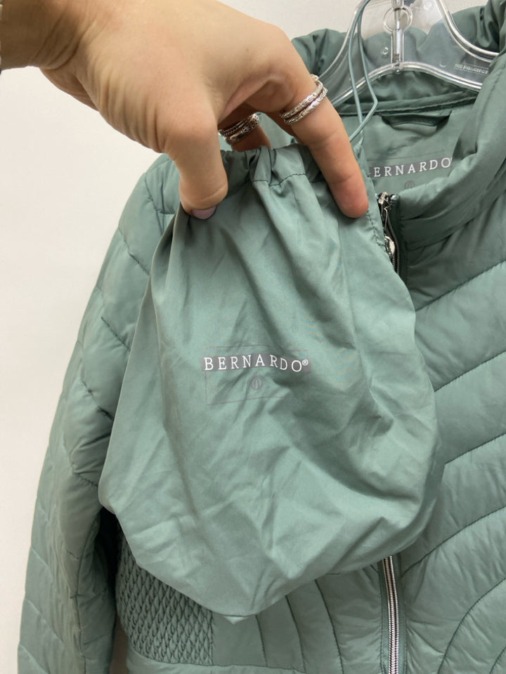 Bernardo Size L Sage Quilted Ladies Jacket