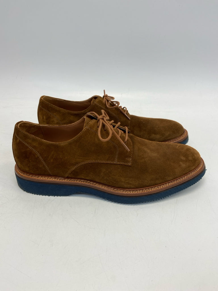 Johnston/Murphy Size 10.5 Brown Lace-Up Suede Men&