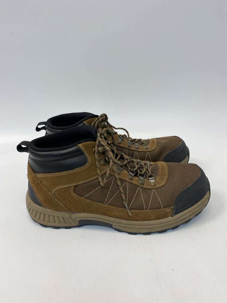US Shoe Size 11.5 Brown Lace-Up Men&