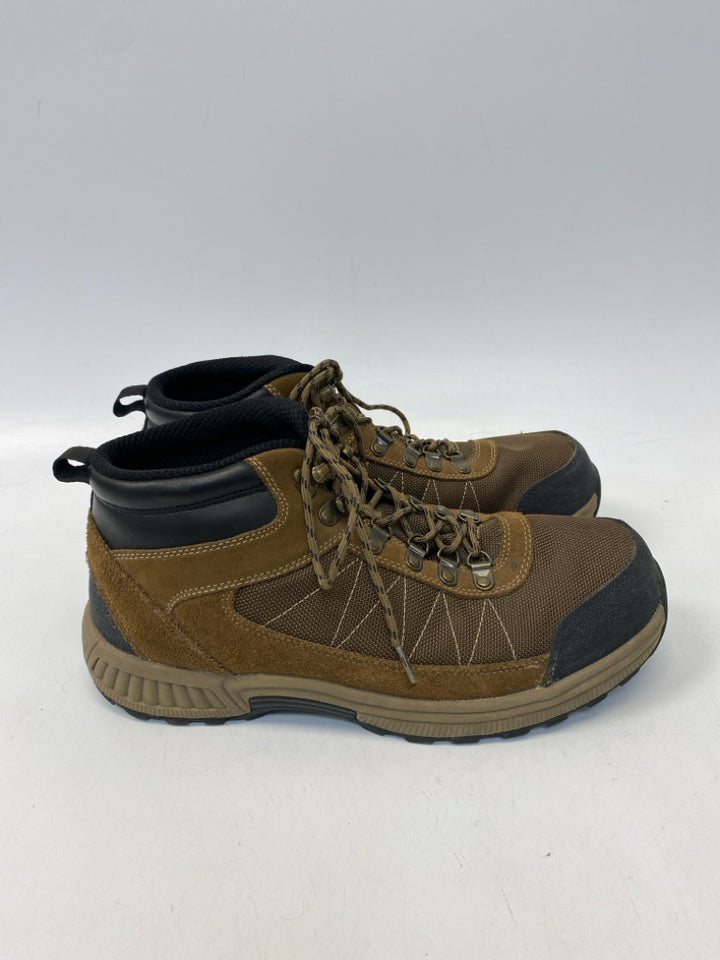 US Shoe Size 11.5 Brown Lace-Up Men&