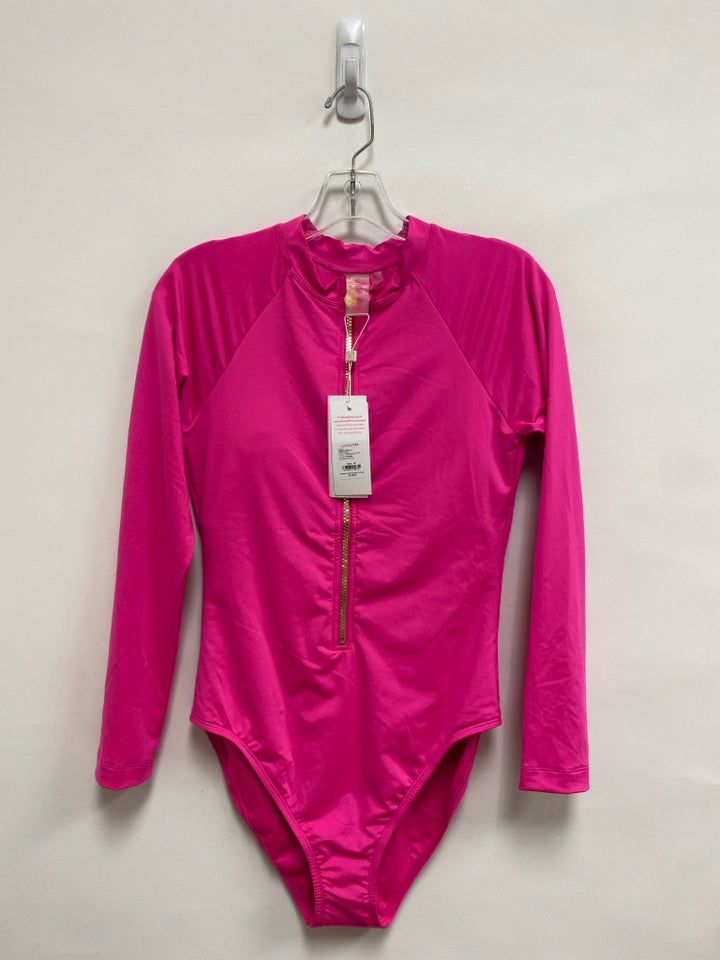 NWT LILLY PULITZER Size 10 Pink Ladies Rash Guard