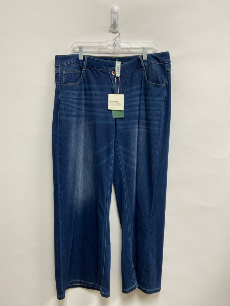 NWT HALARA Size XL Blue Wide Leg Ladies Pants