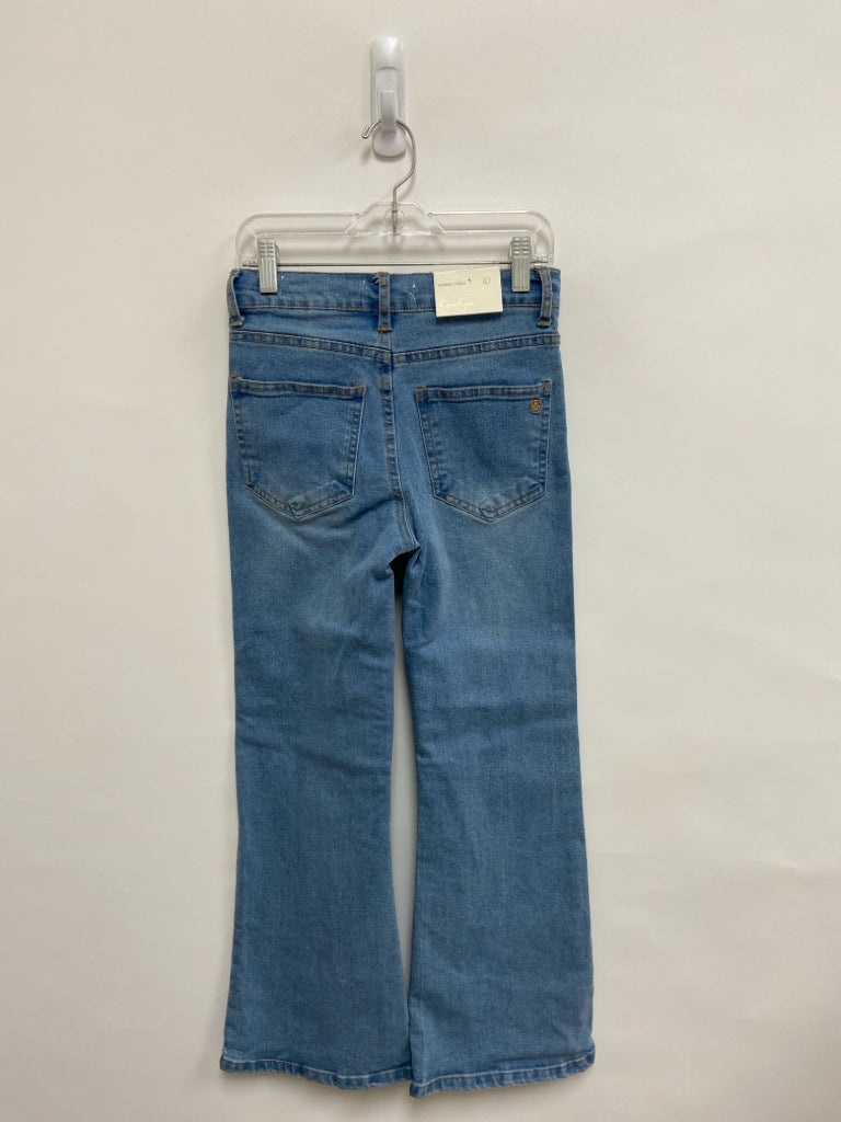 NWT Jessica Simpson SIZE 10 Faded Denim Flared Girl&