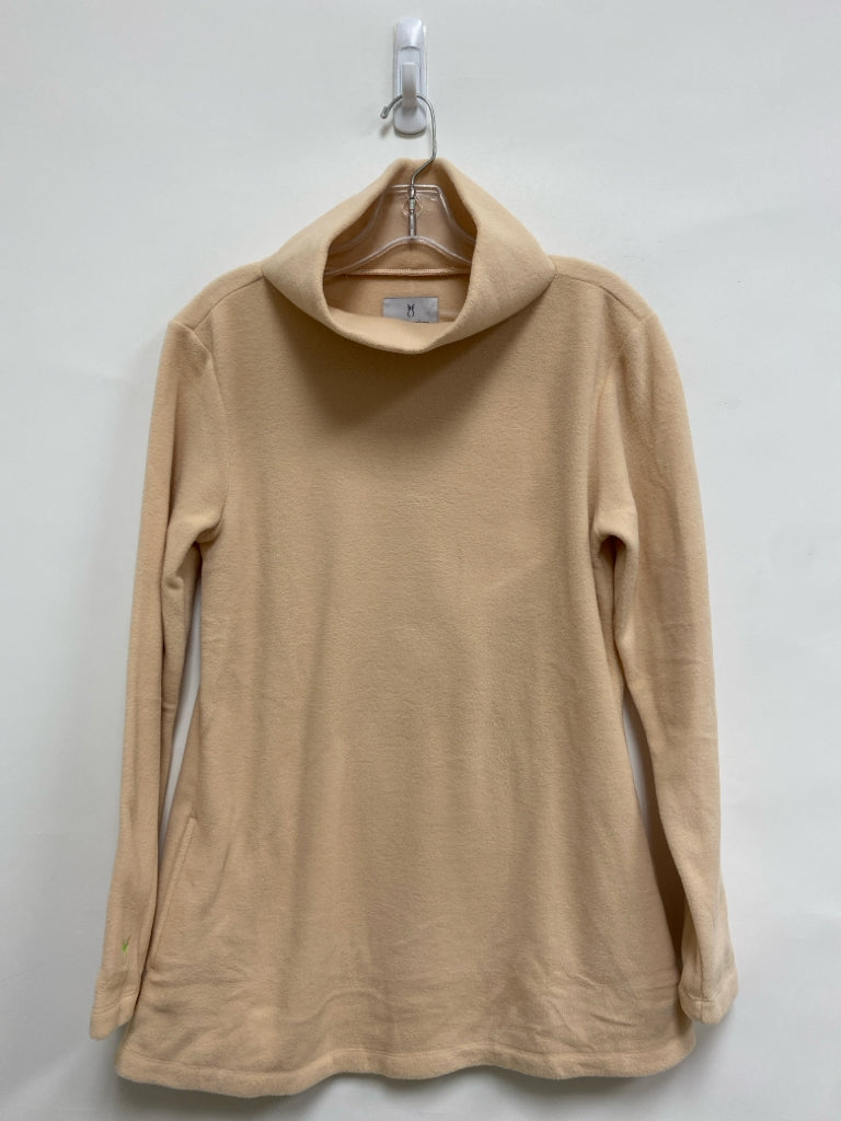 dudley stephens Size M Peach Cowl Neck Fleece Ladies Top