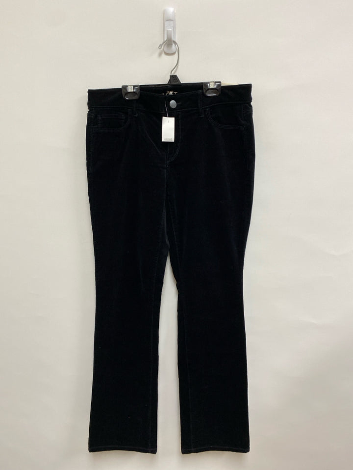 NWT LOFT Size 10 Black Corduroy Ladies Pants