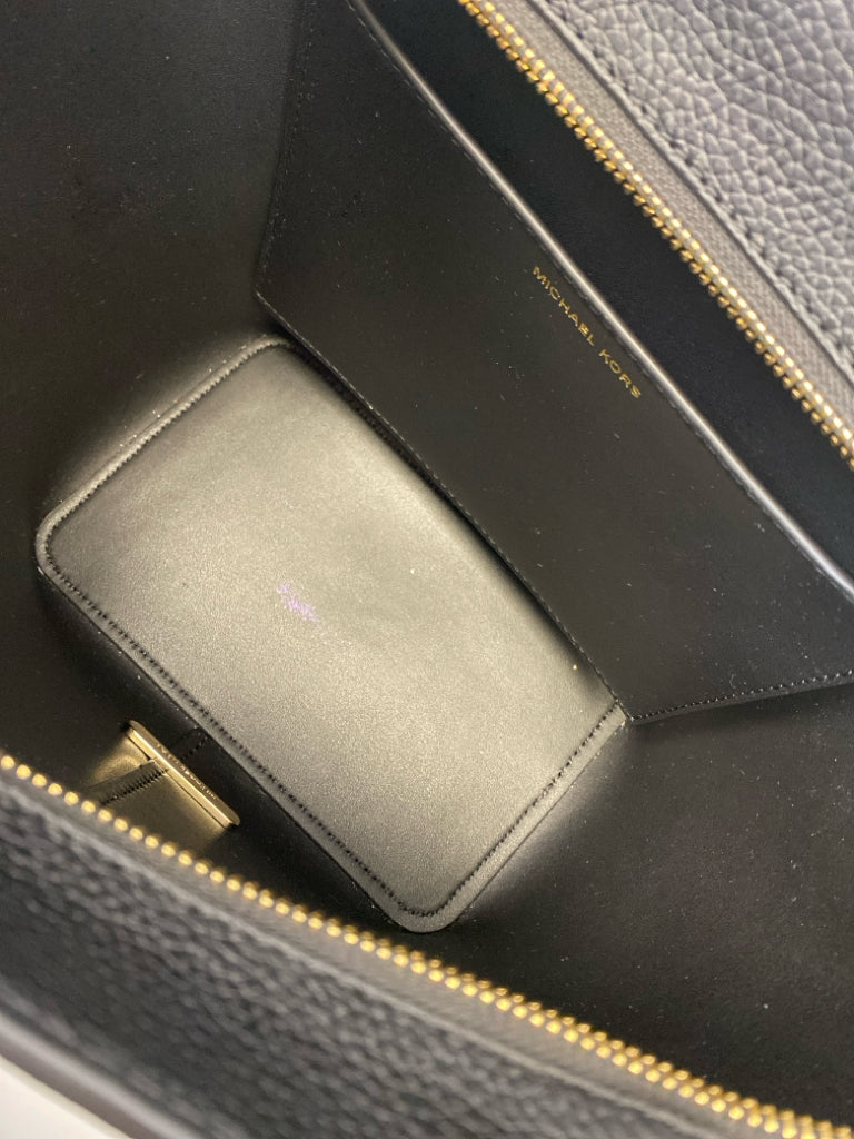 Michael Kors Black Gray Signature Handbag