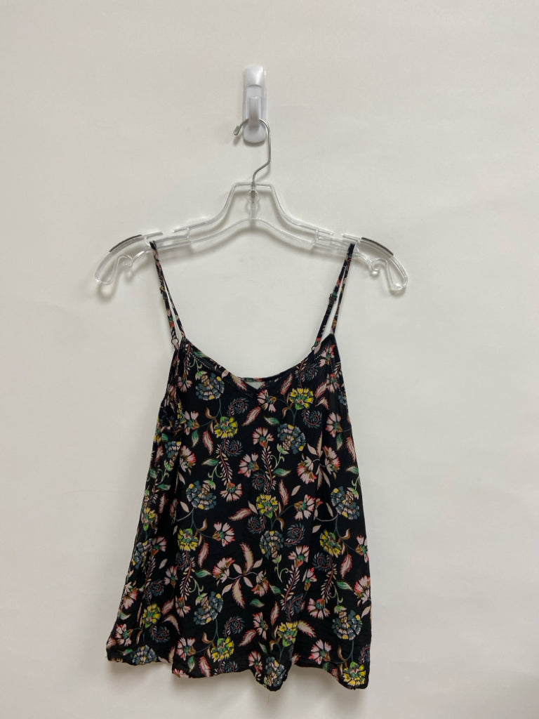 Boden Size 2 Black/Pink Yellow/Green Flowers Ladies Camisole