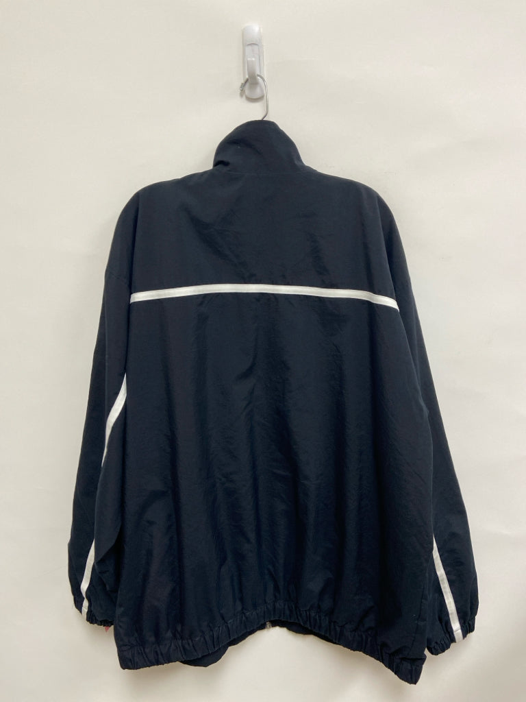 Nike Size XL Black White Wake Forest Zip Down Men&