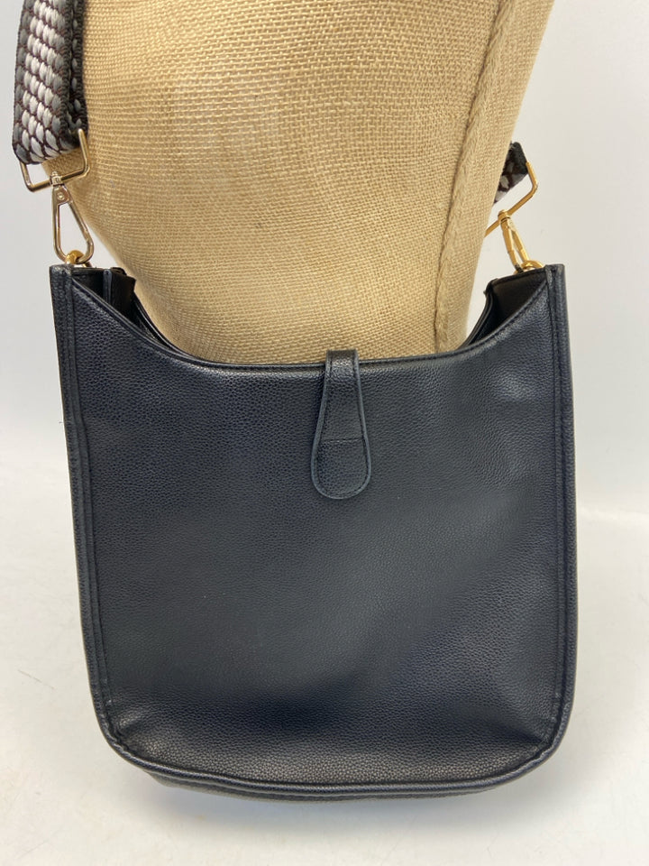 ah dorned Black Crossbody